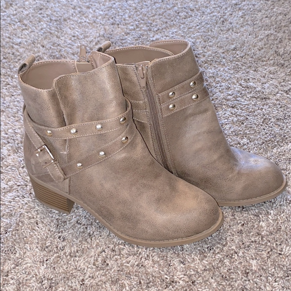 Tan Booties